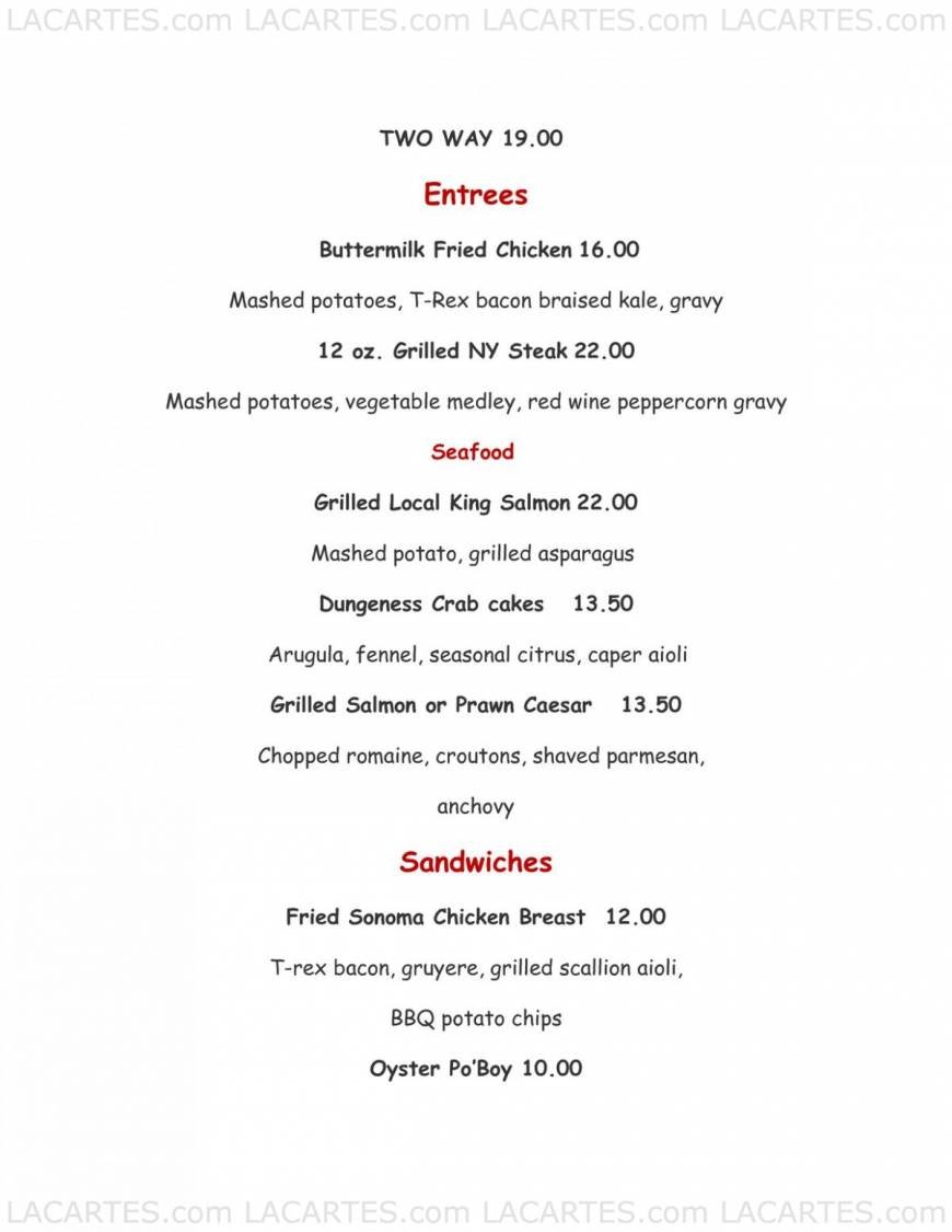  Pricelists of T-rex Restaurant & Bar 1300 10th St - Photo 7 of 18