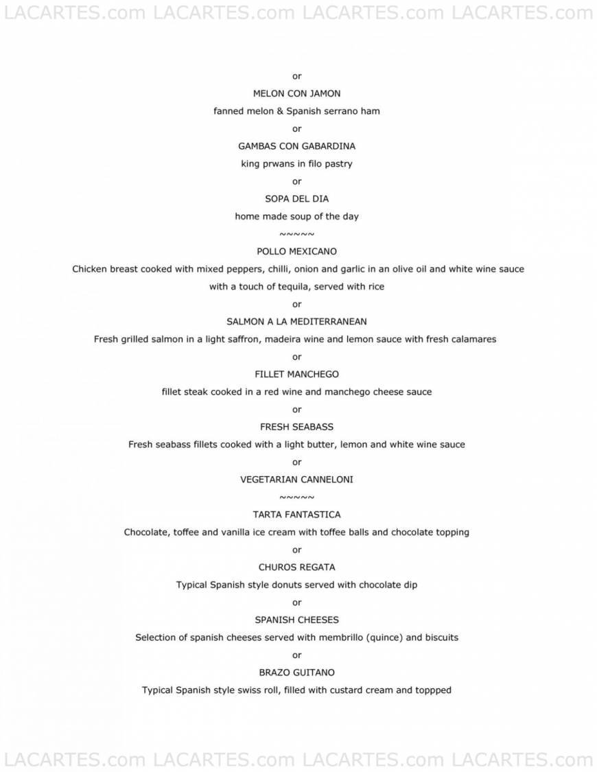  Pricelists of LA REGATA RESTAURANT - Southampton Town Quay - Photo 3 of 20
