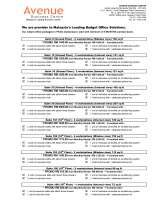 Menus & Prices, Serviced Office, Virtual Office - Damansara, Petaling Jaya, Petaling Jaya