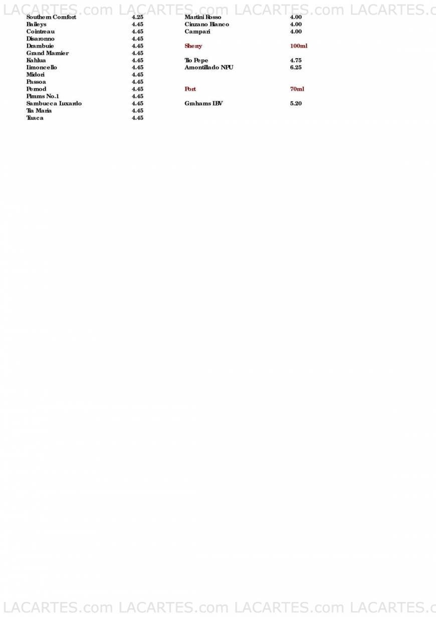  Pricelists of De Luca Cucina & Bar 83 Regent Street  - Photo 8 of 12
