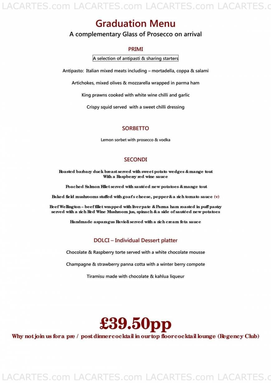  Pricelists of De Luca Cucina & Bar 83 Regent Street  - Photo 10 of 12