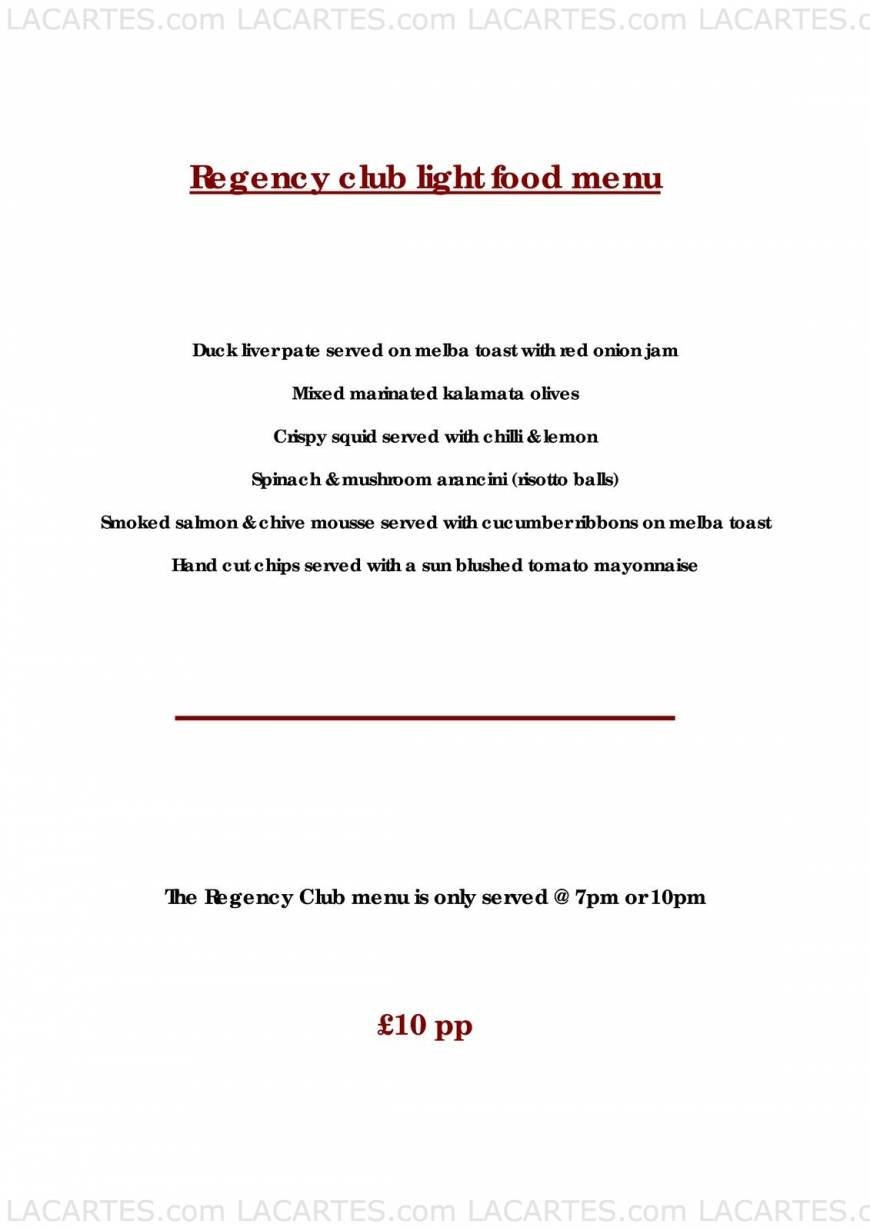  Pricelists of De Luca Cucina & Bar 83 Regent Street  - Photo 11 of 12