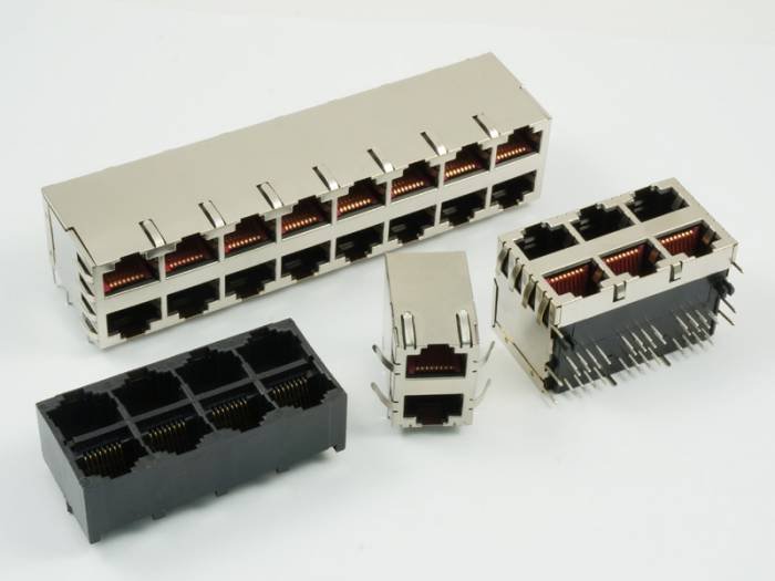          Stacked PCB Modular Jacks                       Connector & Cable of Tekman Group Ltd. 3F., No.108-1, Minquan Rd. - Photo 22 of 48