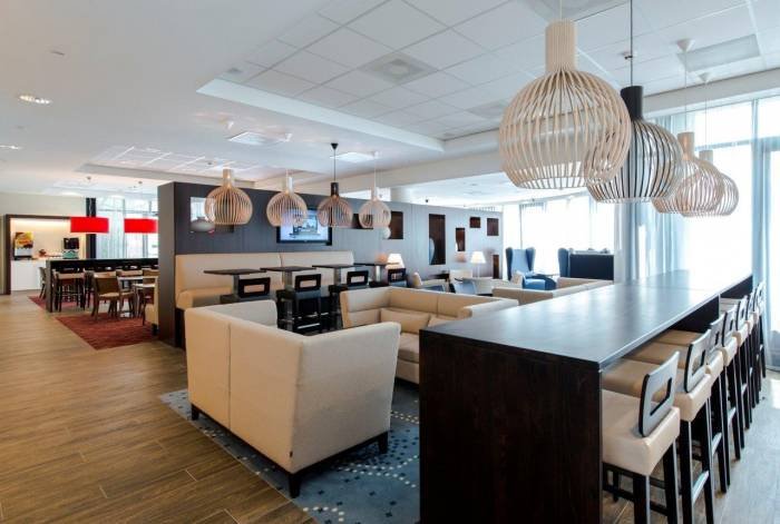 Lobby Profile Photos of Hampton by Hilton Amsterdam Airport Schiphol Neptunusstraat 1 - Photo 8 of 16