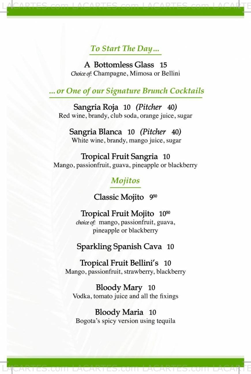  Pricelists of Havana Central Bar and Restaurant 151 West 46th Street  (Between 6th & 7th Ave) - Photo 4 of 16