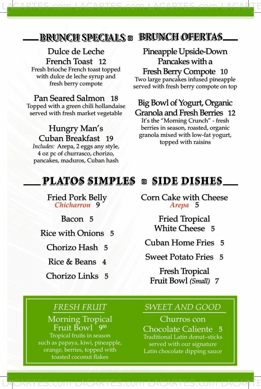  Pricelists of Havana Central Bar and Restaurant 2911 Broadway (Between 113th & 114th St) - Photo 3 of 14