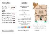 Menus & Prices, The Bean Shack, Bury St Edmunds