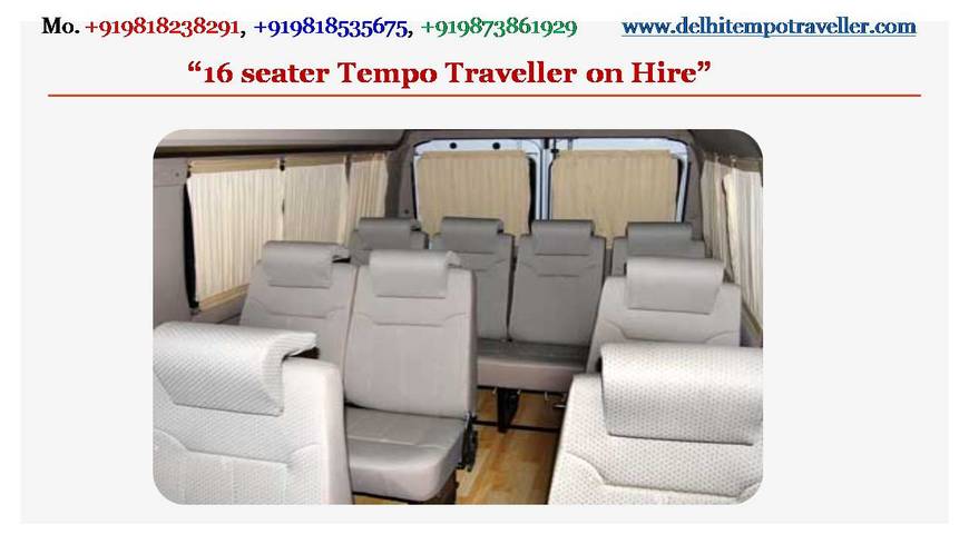 Pricelists of Tempo Traveller on Rent in Delhi 310, 3rd floor, Vardhman Complex, Paharganj, Delhi 110055 - Photo 2 of 8