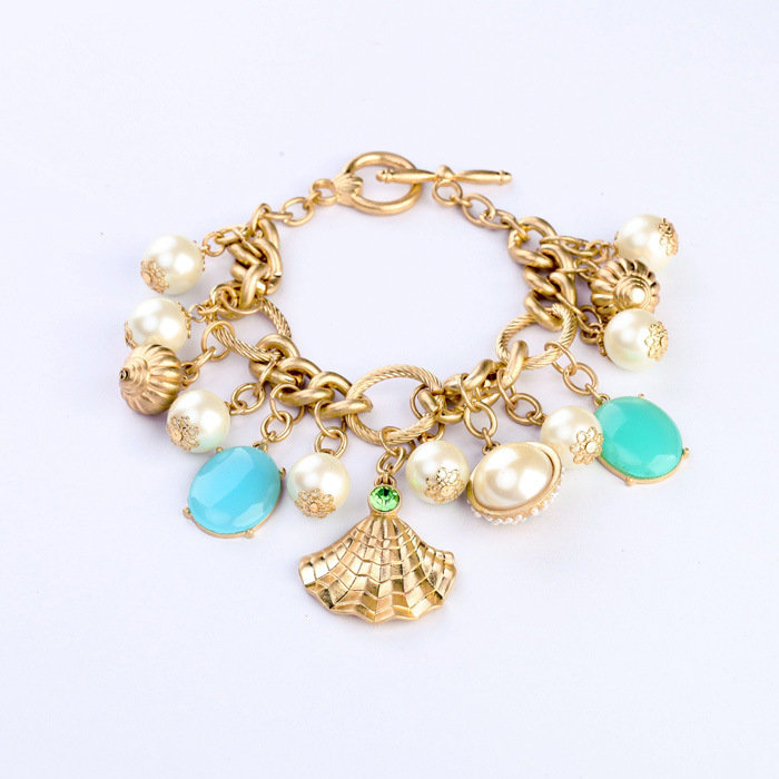 NEW Turquoise Aqua Green Blue Crystal Charms Pearls Resin Stones Bracelet Fashion Jewelry of Top Collections Co., Ltd. ç‘ªèŽŽç²¾å“æœ‰é™å…¬å¸ 9F-2, 129, Cheng Kung Rd. - Photo 7 of 12 NEW Turquoise Aqua Green Blue Crystal Charms Pearls Resin Stones Bracelet Fashion Jewelry of Top Collections Co., Ltd. ç‘ªèŽŽç²¾å“æœ‰é™å…¬å¸ 9F-2, 129, Cheng Kung Rd. - Photo 7 of 12