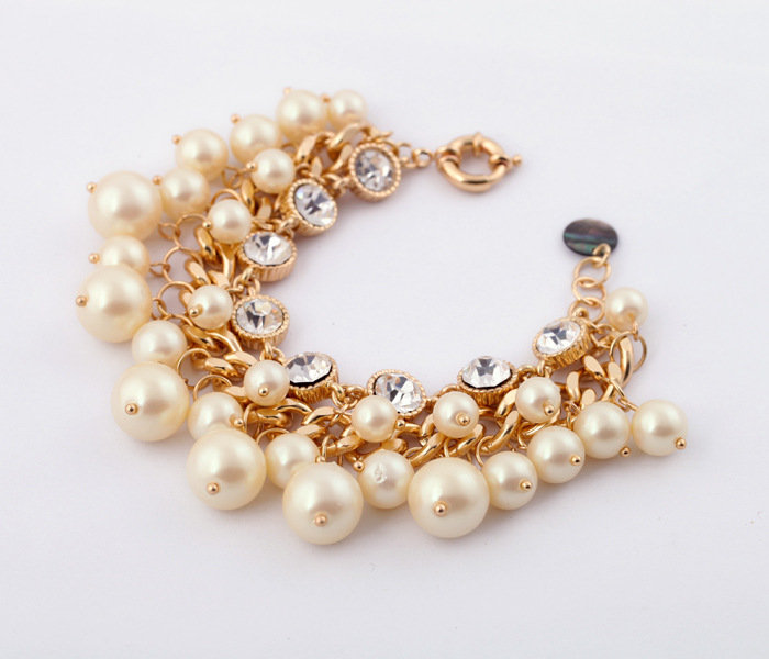 NEW Glass Pearl Cluster Dot Crystal Gold Chain Bib Bubble Statement Bracelet Fashion Jewelry of Top Collections Co., Ltd. ç‘ªèŽŽç²¾å“æœ‰é™å…¬å¸ 9F-2, 129, Cheng Kung Rd. - Photo 5 of 12 NEW Glass Pearl Cluster Dot Crystal Gold Chain Bib Bubble Statement Bracelet Fashion Jewelry of Top Collections Co., Ltd. ç‘ªèŽŽç²¾å“æœ‰é™å…¬å¸ 9F-2, 129, Cheng Kung Rd. - Photo 5 of 12