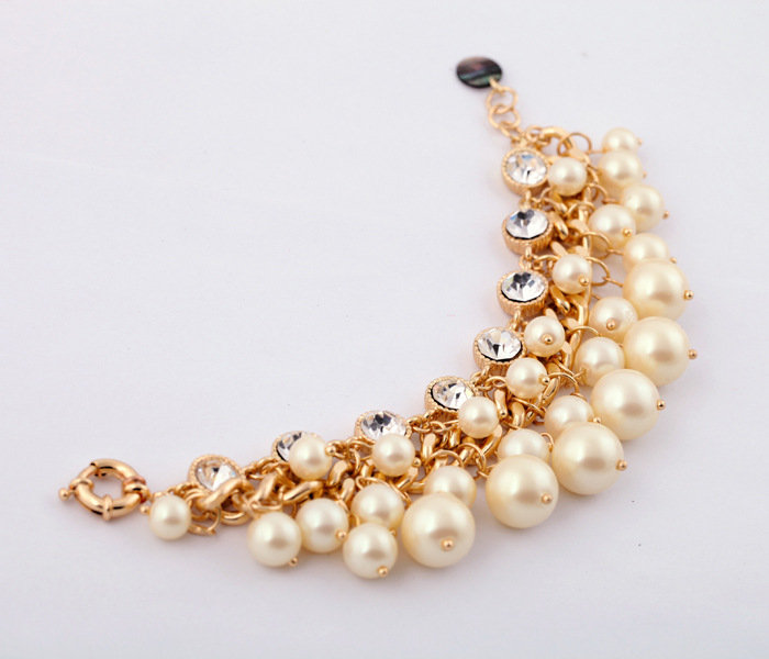 NEW Glass Pearl Cluster Dot Crystal Gold Chain Bib Bubble Statement Bracelet Fashion Jewelry of Top Collections Co., Ltd. ç‘ªèŽŽç²¾å“æœ‰é™å…¬å¸ 9F-2, 129, Cheng Kung Rd. - Photo 4 of 12 NEW Glass Pearl Cluster Dot Crystal Gold Chain Bib Bubble Statement Bracelet Fashion Jewelry of Top Collections Co., Ltd. ç‘ªèŽŽç²¾å“æœ‰é™å…¬å¸ 9F-2, 129, Cheng Kung Rd. - Photo 4 of 12