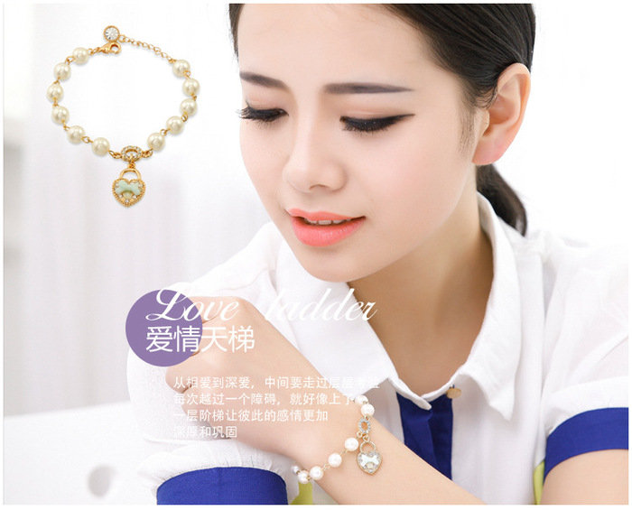 lovely wild * pearl jewelry heart-shaped diamond * high quality pearl bracelet Fashion Jewelry of Top Collections Co., Ltd. ç‘ªèŽŽç²¾å“æœ‰é™å…¬å¸ 9F-2, 129, Cheng Kung Rd. - Photo 11 of 12 lovely wild * pearl jewelry heart-shaped diamond * high quality pearl bracelet Fashion Jewelry of Top Collections Co., Ltd. ç‘ªèŽŽç²¾å“æœ‰é™å…¬å¸ 9F-2, 129, Cheng Kung Rd. - Photo 11 of 12