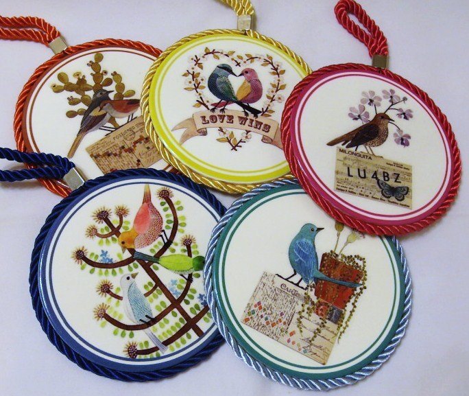 Ceramic Tile Drink Coaster<br />
Size:10.5cm diameter Ceramic Coaster of Top Collections Co., Ltd. ç‘ªèŽŽç²¾å“æœ‰é™å…¬å¸ 9F-2, 129, Cheng Kung Rd. - Photo 1 of 4