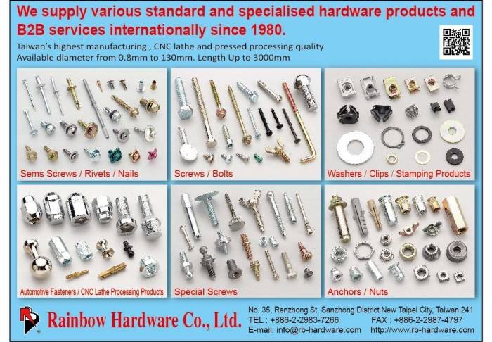  Profile Photos of RAINBOW HARDWARE CO., LTD. No. 35, Renzhong St, Sanzhong District, - Photo 2 of 5