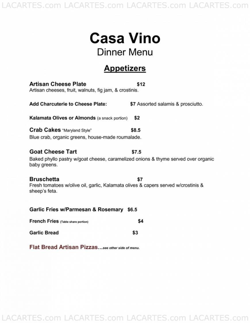  Pricelists of Case Vino 3136 Sacramento St. - Photo 1 of 12