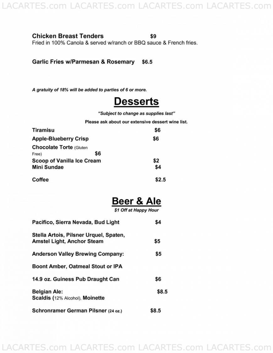  Pricelists of Case Vino 3136 Sacramento St. - Photo 6 of 12