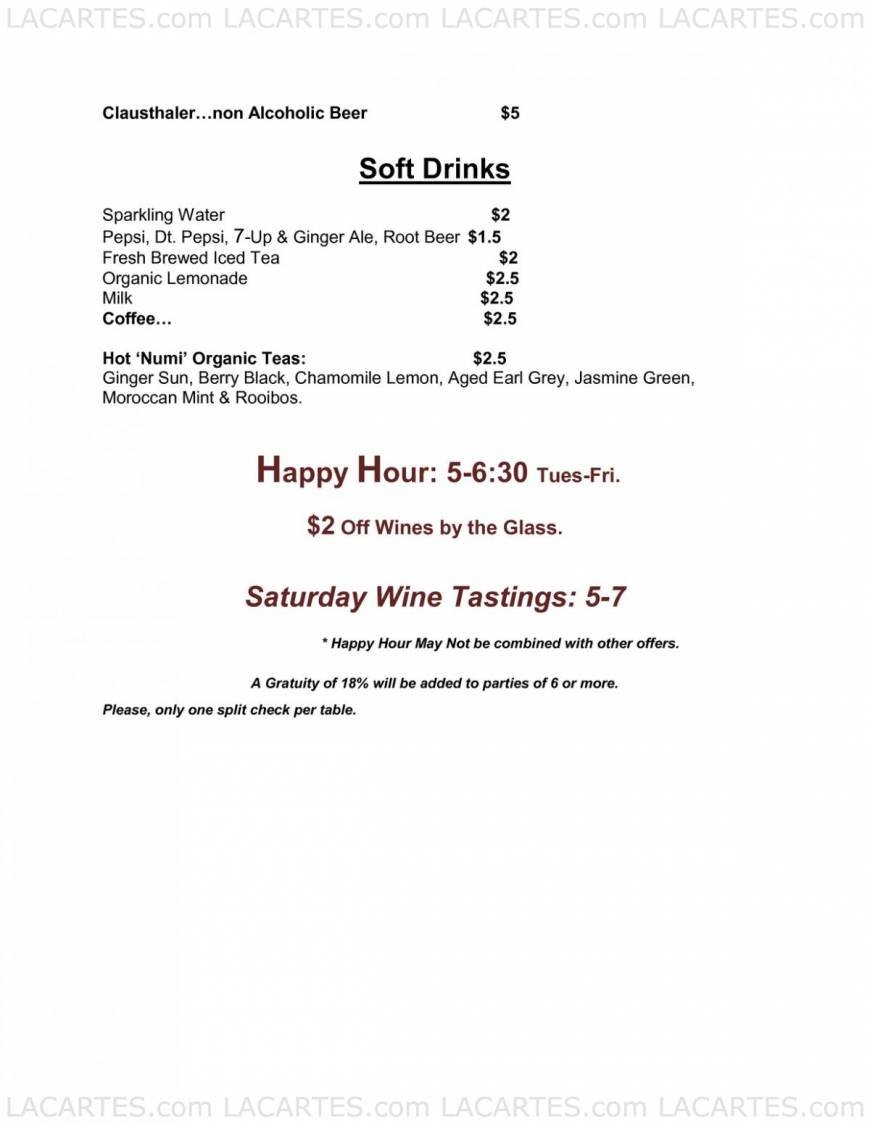  Pricelists of Case Vino 3136 Sacramento St. - Photo 7 of 12