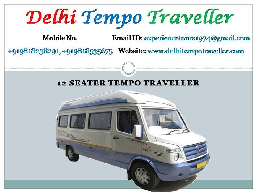 Pricelists of Luxury Tempo Traveller on Rent 310, 3rd floor, Vardhman Complex Paharganj, Delhi - Photo 1 of 7
