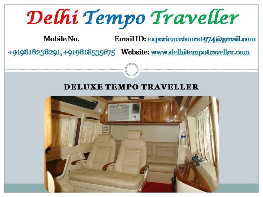  Pricelists of Luxury Tempo Traveller on Rent 310, 3rd floor, Vardhman Complex Paharganj, Delhi - Photo 7 of 7