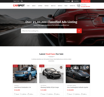 CarSpot Profile Photos of Automotive Wordpress Theme - CarSpot link road model town, lahore. - Photo 6 of 8