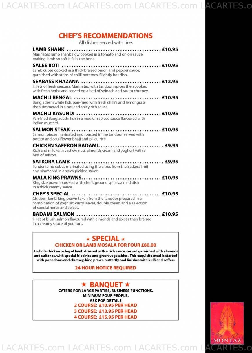  Pricelists of MONTAZ BAR & RESTAURANT 39-41 Market Street - Photo 3 of 10