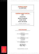 Menus & Prices, MONTAZ BAR & RESTAURANT, Ely