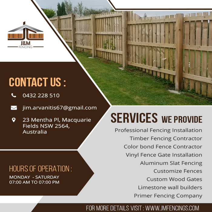  Profile Photos of Aluminum Slat Fencing| J & M Fencing 23 Mentha Pl - Photo 2 of 2