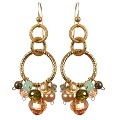 Anna Balkan Designer Jewelry - Gemstone Hoop Earrings - Gem Hoop Earri, Norcross
