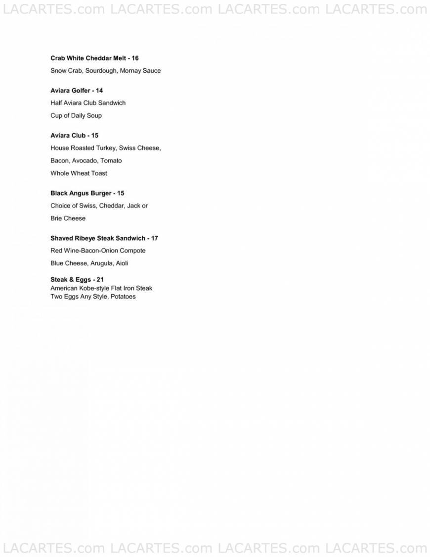  Pricelists of Argyle Steakhouse 7447 Batiquitos Drive - Photo 15 of 19