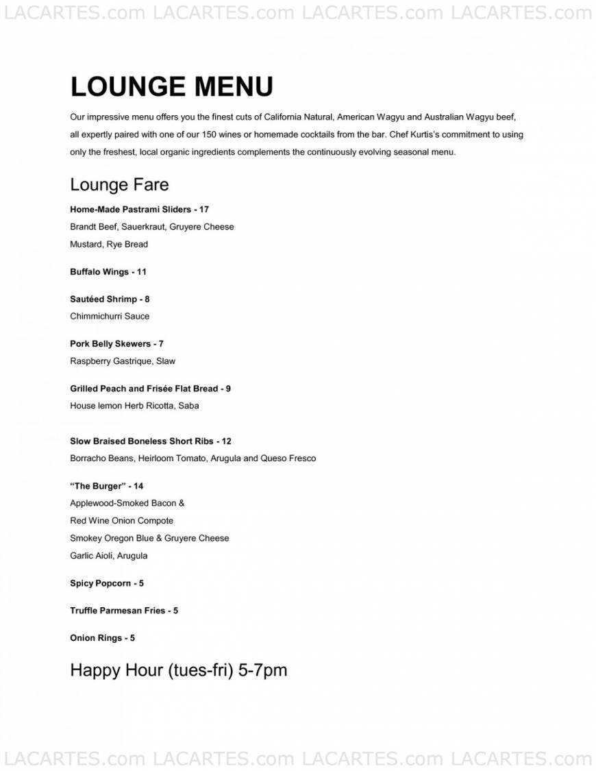  Pricelists of Argyle Steakhouse 7447 Batiquitos Drive - Photo 10 of 19