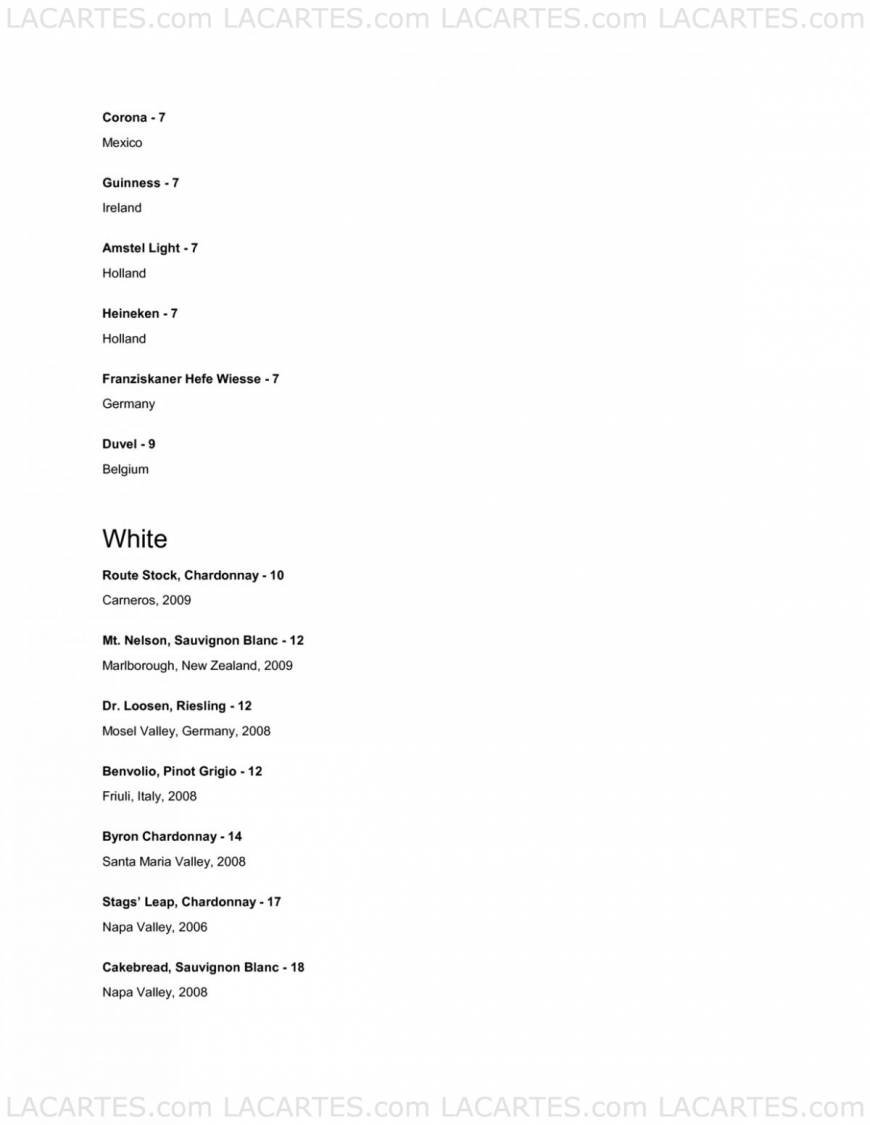 Pricelists of Argyle Steakhouse 7447 Batiquitos Drive - Photo 7 of 19