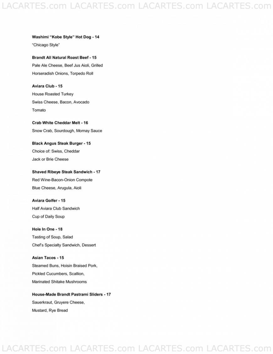  Pricelists of Argyle Steakhouse 7447 Batiquitos Drive - Photo 3 of 19