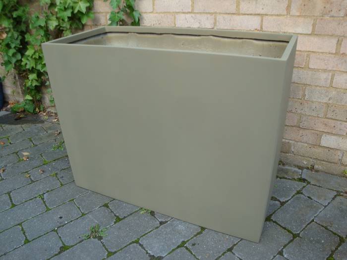Our custom painted khaki Polystone Tank planter                 Profile Photos of The Red Mud Hut Ltd 92 Columbia Road - Photo 4 of 5
