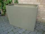 Our custom painted khaki Polystone Tank planter                , The Red Mud Hut Ltd, London