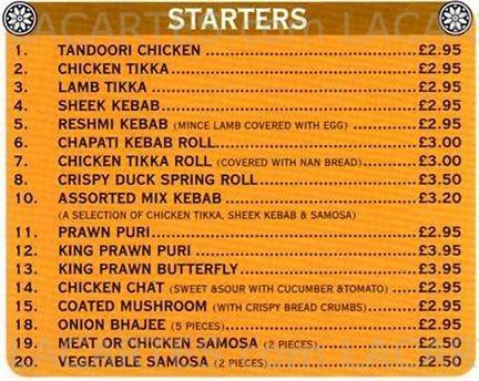  Pricelists of Bombay Hut Indian Takeaway 7 Red Lodge Road - Photo 16 of 30