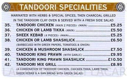  Pricelists of Bombay Hut Indian Takeaway 7 Red Lodge Road - Photo 29 of 30