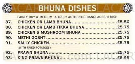  Pricelists of Bombay Hut Indian Takeaway 7 Red Lodge Road - Photo 22 of 30