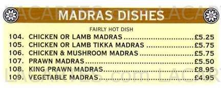  Pricelists of Bombay Hut Indian Takeaway 7 Red Lodge Road - Photo 19 of 30