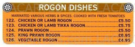 Pricelists of Bombay Hut Indian Takeaway 7 Red Lodge Road - Photo 1 of 30