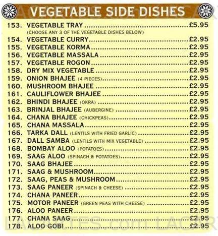  Pricelists of Bombay Hut Indian Takeaway 7 Red Lodge Road - Photo 10 of 30