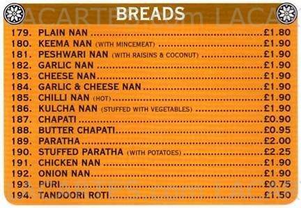 Pricelists of Bombay Hut Indian Takeaway 7 Red Lodge Road - Photo 9 of 30