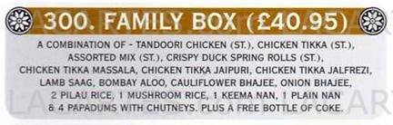  Pricelists of Bombay Hut Indian Takeaway 7 Red Lodge Road - Photo 5 of 30