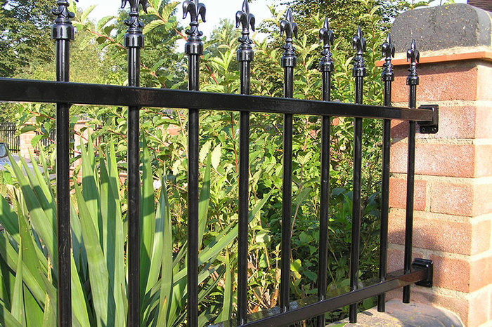 Black ColourRail Example ColourRail Examples of ColourFence Garden Fencing - Harborough 10 Station St, - Photo 1 of 1