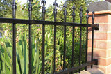 Black ColourRail Example, ColourFence Garden Fencing - Harborough, Kibworth, Kibworth Beauchamp, Leicester