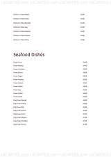 Menus & Prices, The Taj Indian Restaurant, Orpington