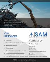 Scrap Metal Recycling Services Williamstown North | Sam Scrap Metals, Williamstown North