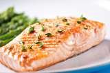 Fillet of salmon with asparagus, Modern Proteins, Las Vegas