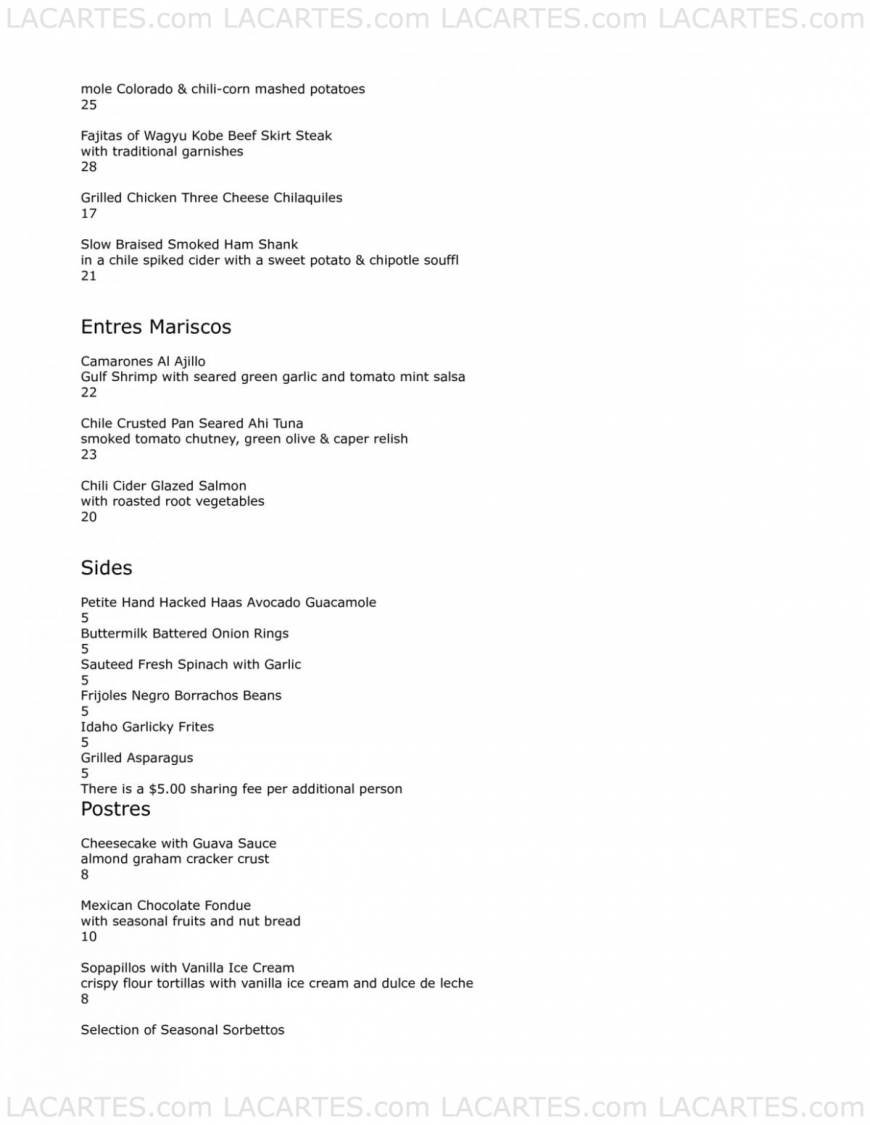  Pricelists of Agave Restaurant 140 seventh Ave. South - Photo 19 of 22