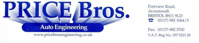  Profile Photos of Price Bros Auto Engineering Ltd Portview Road - Photo 1 of 1