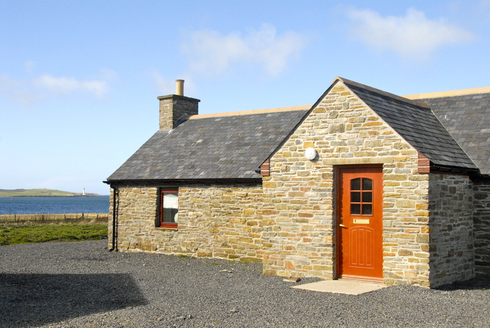 Buxa Croft Entrance Croft House sleeping 8 in 2 doubles and 2 bunk bed of Buxa Farm Chalets & Croft House A964 - Photo 1 of 18